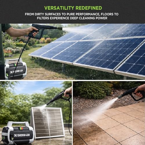 Image of Senkai Portable DODZE S1 Car Washer High Pressure Machine | 1800W 140 Bar Max Pressure 7 L /min Flow Rate with On /Off Switch | 5m Outlet Hose Pressure Washer for car Bike and Home Cleaning