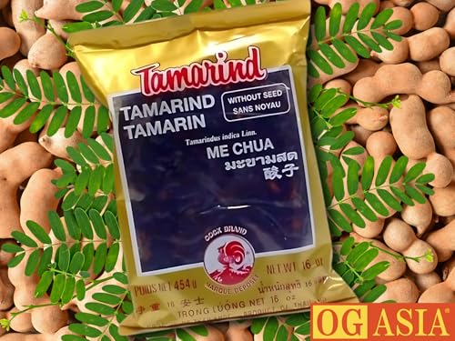 COCK Tamarinde ohne Kerne – Entkernte Tamarindenpaste zum Kochen & Verfeinern – Authentisch Thailändisch – OG ASIA – 454g Packung