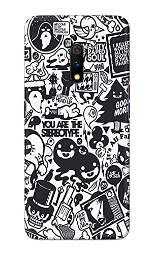 Image of Printed Hard Back Cover Case for Realme X | Oppo K3 Back Cover (Mixed Cartoon) -702