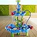 Water Table with Pump for Toddler Kids Ages 3-5 4-8, 2-Tier 3 in 1 Flower Shape Water Table, Kids Summer Outdoor Beach Pool Toys Water Play Sensory Table, Perfect Birthday Party Gifts for Boys Girls