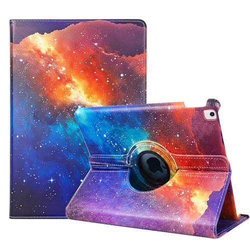 World biz Rotating Case for iPad Air 11-Inch M2 (2024), iPad-Air 5/4 (10.9-Inch 2022/2020 5th/4th Generation), 360 Degree Rotation Protective Stand Cover, Auto Wake/Sleep (Galaxy)