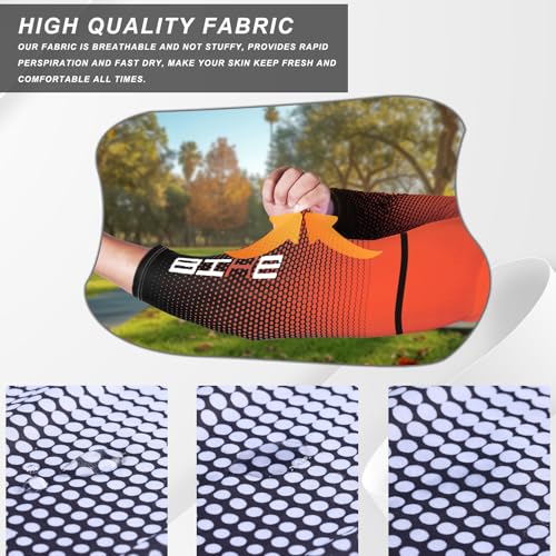 2 pares de mangas de braço com proteção UV para resfriamento masculino e feminino, capa de braço de