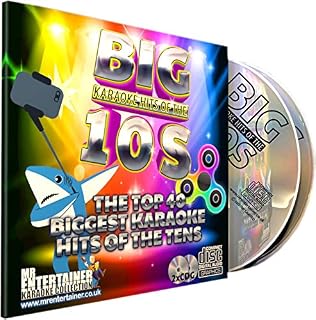 Mr Entertainer Big Karaoke Hits of The 10's (Tens) - Double CD+G (CDG) Pack. 40 Pop Songs