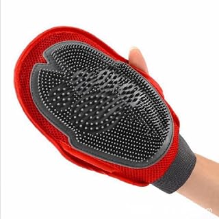2026 New Pet Bath Brush for Dogs & Cats, 2-in-1 Hair Remover Massage Brush | Soft silicone bristles gently massage skin, remove loose fur, and clean pets during baths. Reusable for dogs, cats, sofas