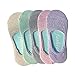 Oureamod Womens Casual No Show Liner Hollow Boat Socks 5 pack