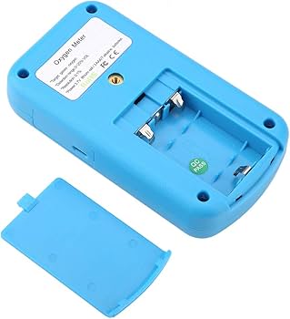 Gas- en zuurstoftester, blauw digitaal display, gas- en zuurstoflekdetector, meting van de O2-concentratie met akoestisch licht en trilalarm