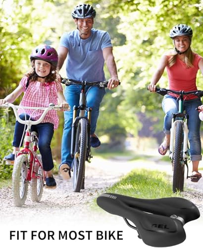 MSDADA Gel Bike Seat Black