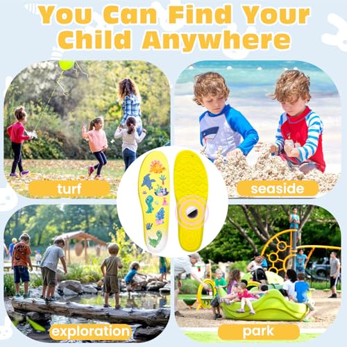 Image of Insoles for Hidden Holder, Devise Case for Kids, Adults and Elderly, Comfortable Inserts for Shoes, Yellow (Foot:6.2-6.9IN /Insole:6.8-7.5IN /10-12C)