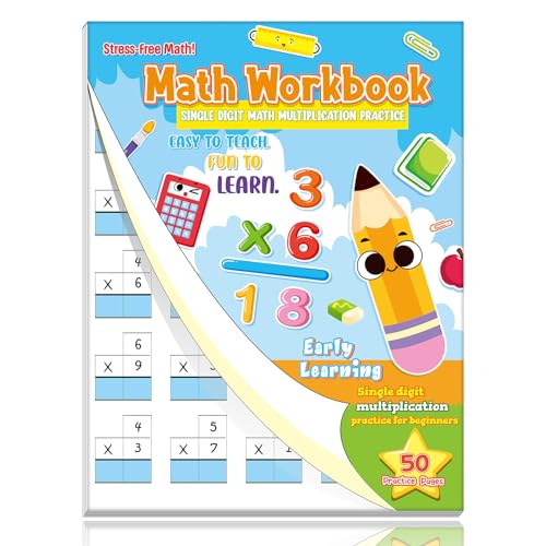 Ireer Single Digit Multiplication Workbook