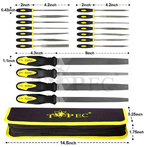 Topec-18Pcs-File-Set-Round-and-Flat-File-Kits-are-Made-of-High-Carbon-Steel-Ideal-Wooden-Hand-Tool-for-Woodwork-Metal-Model-Hobby-Applications Topec-18Pcs-File-Set-Round-and-Flat-File-Kits-are-Made-of-High-Carbon-Steel-Ideal-Wooden-Hand-Tool-for-Woodwork-Metal-Model-Hobby-Applications