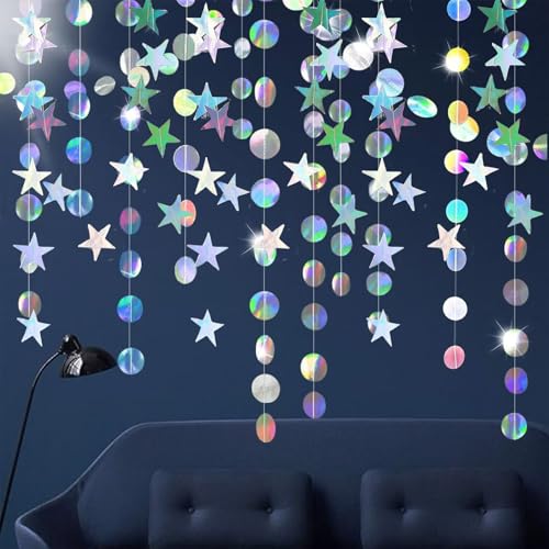 L Guirnalda Estrella de Papel, Guirnalda Estrella Colgante, Exquisita Decoración Hecha a Mano, Versátil Todas Las Ocasiones