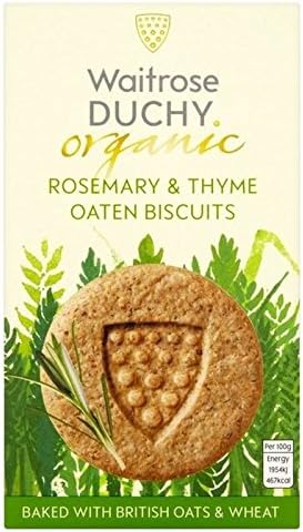 Duchy Organic Rosemary Thyme Oat Biscuits 150g