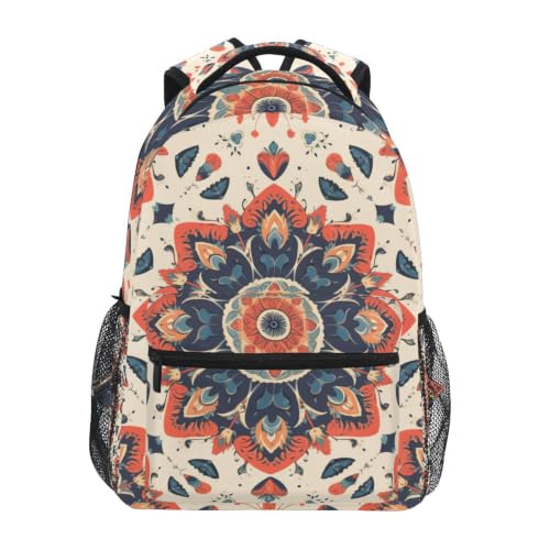 Sac à dos ordinateur avec motif coloré géométrique pour ado