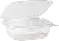 Vista 3 de KARAT EARTH Contenedor de delicatessen con bisagras PLA de 12 oz - 200