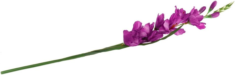 Meriglare 造花結婚式の花グラジオラスの結婚式の装飾 今だけスーパーセール限定 パープル