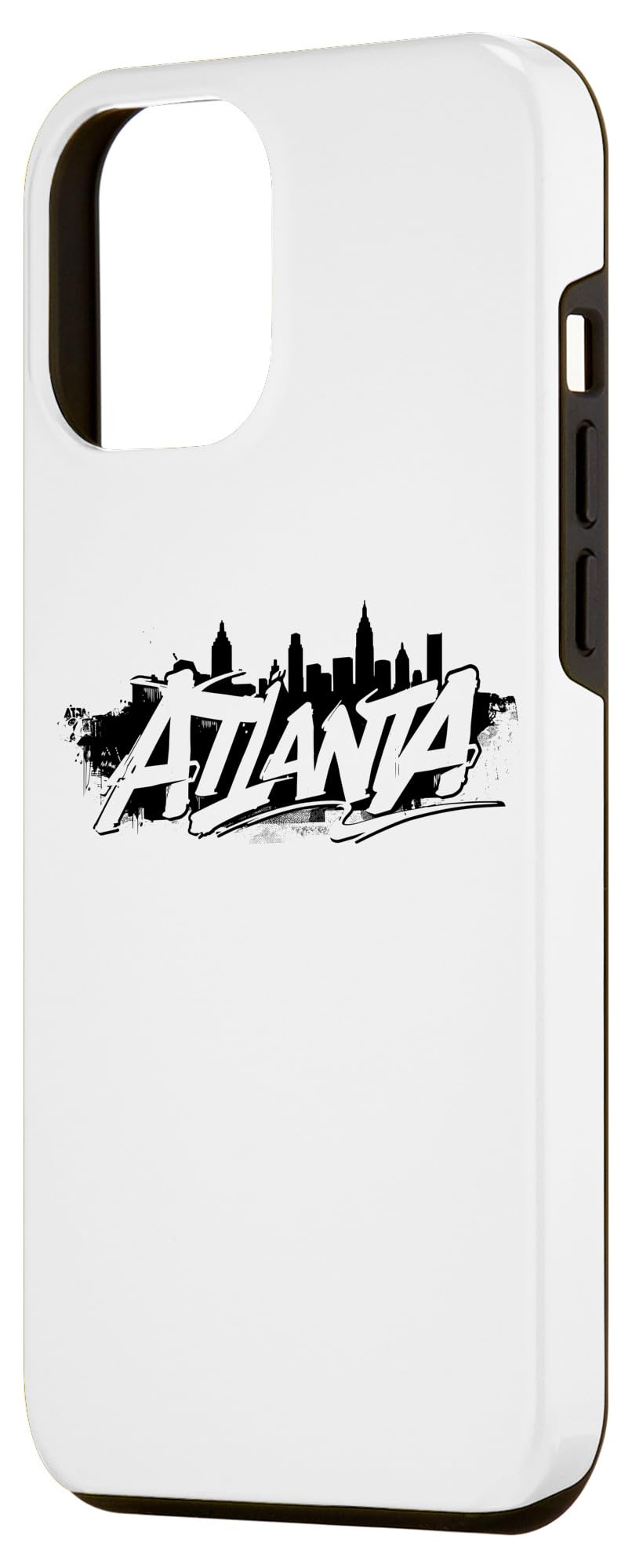iPhone 14 Plus Atlanta City Skyline Graffiti Street Art Handstyle USA Case - Image 2