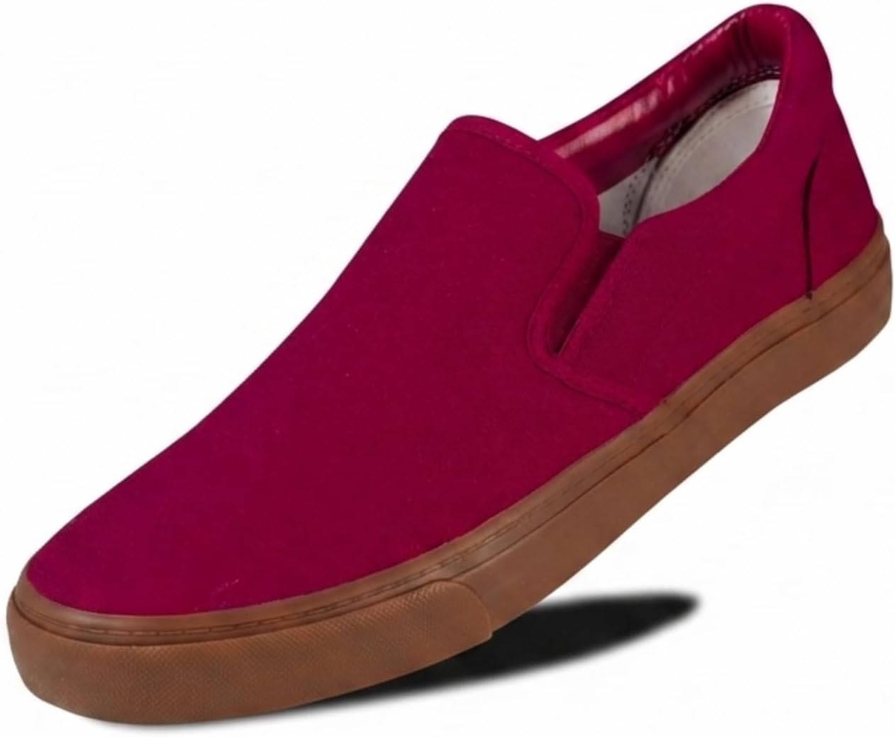 Men's Canvas Slip On Shoes for Men, Laceless Low Top Sneakers Mens Slip On Sneakers