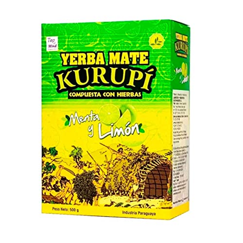 Erva Para Tereré Sabor Menta E Limão 500 Gramas - Kurupí
