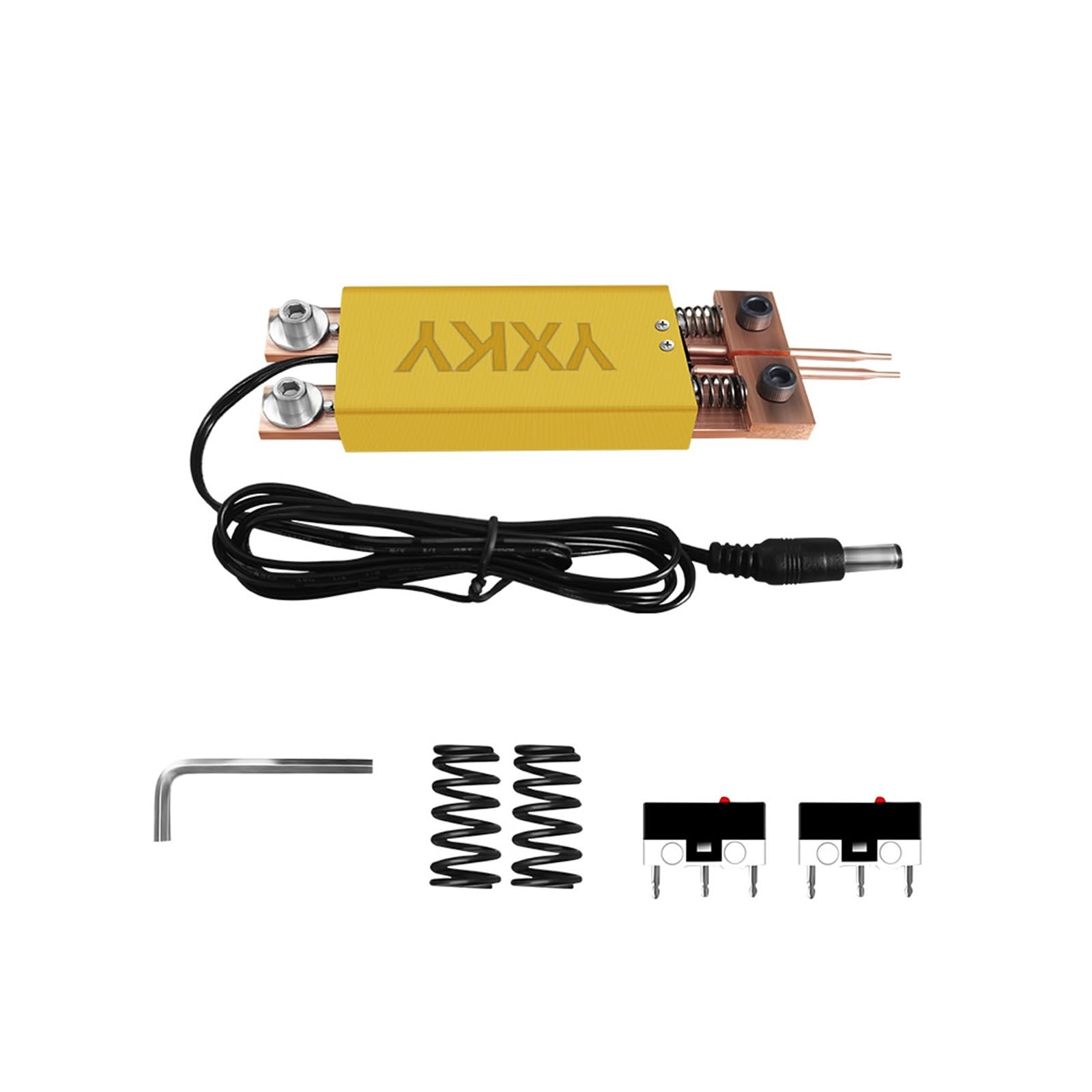 Gdbagkdqk Yellow Diy Spot Welding Machine Battery Handheld Pen Automatic Dc Trigger Built-In Switch Welder The Weld Is Strong(Yellow)