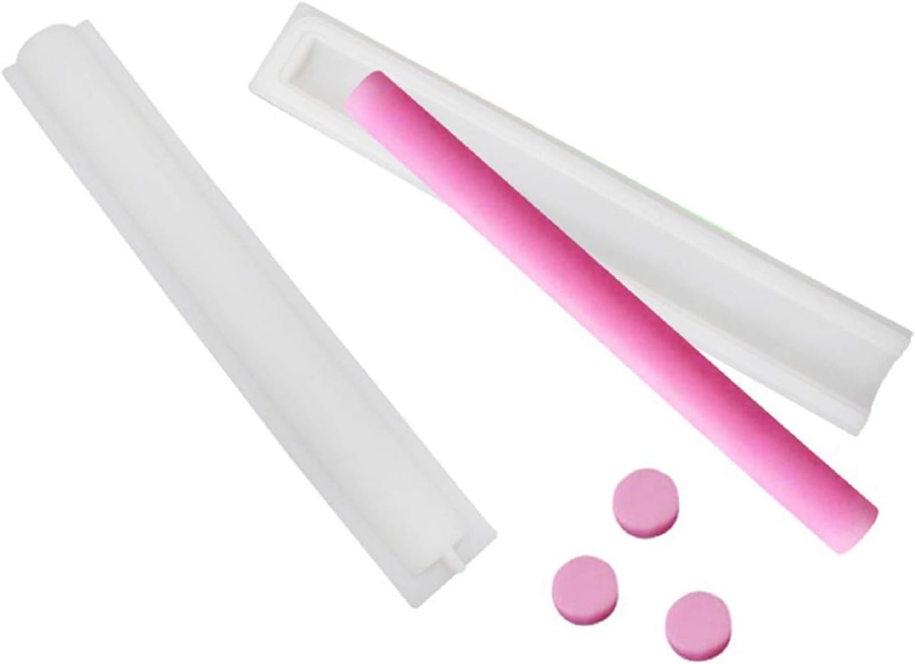 Round Shape Silicone Tube Column Mold Handmade Soap Candle Making Supplies Mousse Cake Chocolate Baking Hand Craft Tool Mould