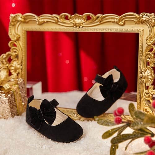 Image of PHIRAMIN Toddler Girl Mary Jane Dress Shoes-Little Girl School Uniform Shoes for Wedding Party