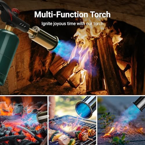 ThermoMaven Propane Torch Gun, Adjustable Cooking Torch Lighter, Black - 1
