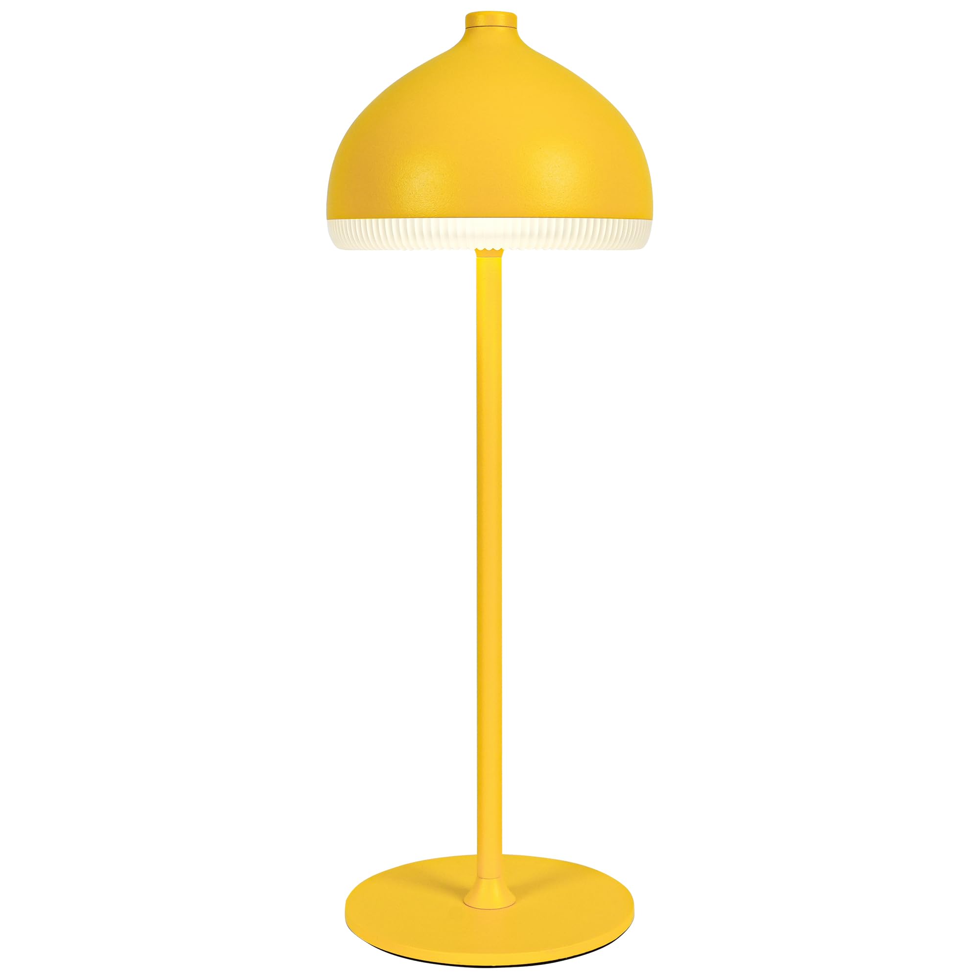 LuminexDesigns LED Table Lamp Wireless with Battery, Dimmable Touch Table Lamp, IP54 Splash-Proof, Vintage Bedside Lamp for Living Room, Balcony, Patio, Sunset, Orange | Per Touch Dimmable Battery Table Lamp, 5200mAh, 650g, 3000K-6000K  IP54, Bedside Lamp  Outdoor Table Lamp, Orange