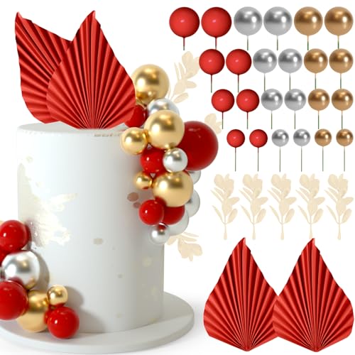 Lot de 64 mini ballons pour gâteaux d'anniversaire et fêtes