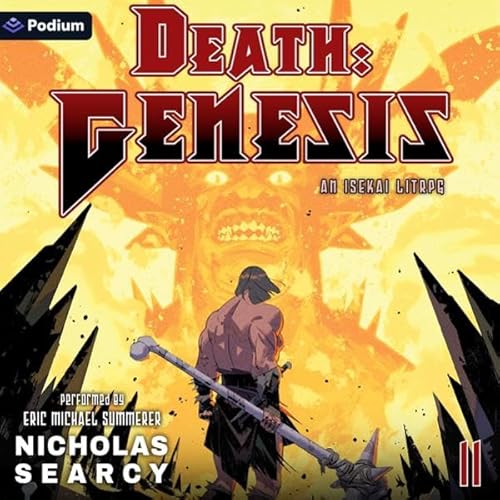 Death: Genesis 11: An Isekai LitRPG Audiolibro Por Nicholas Searcy arte de portada