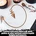 Amazing Gemstone Healing Metal Pendulums for Divination, Copper Cone with Ring Plate Steel Copper Pendulum High Energy Pendulo de Bronce Pendulos de Mesa MP58
