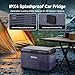 BODEGA 12 volt Car Refrigerator - 26QT Portable Freezer IPX4 Waterproof Car Fridge Electric Cooler Ultra-Quiet for Truck Van Camping Travel 12/24V DC 110~240 Volt AC,-4℉~68℉