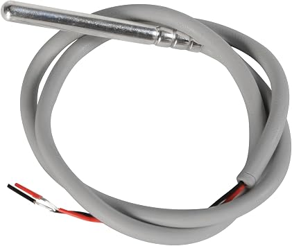 Jadeshay 10K Temperature Sensor Probe, NTC Thermistor Thermocouple Waterproof Thermistor Temperature Sensor Probe 0.5 m