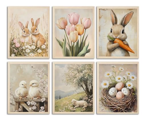 RERNIE Easter Wall Art Canvas Prints