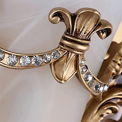 Applique en résine or moderne E27 avec diffuseur en verre fantastique - 7