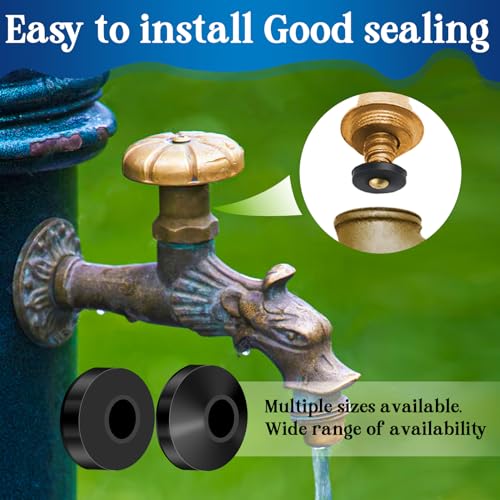 Zdbb 001075 37 Size 3-In-1 Spigot Repair Washers & Hose Gasket & Faucet O-Rings Kit 1075 Pcs Universal Plumbing Rubber Washers Assortment Kit thumb #5