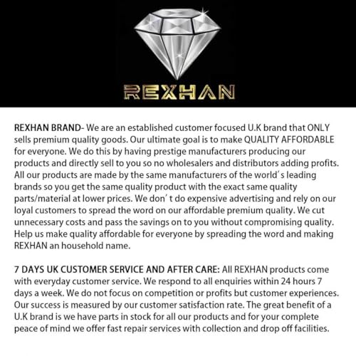 Rexhan 10 Piece Kitchen Knife Set, High Carbon Stainless Steel Knives Set, Professional Chef Knife Set, Cooking Knife Set, Japanese Knife Set, Damascus Pattern, Sharpener, Full Tang, Anti-Slip, - Image 6