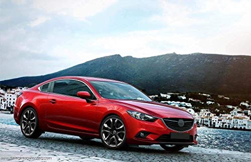 Ijdmtoy Complete Set Fog Lights Foglamp Kit With Halogen Bulbs, Wiring On/Off Switch And Garnish Bezel Covers Compatible With 2014-2016 Mazda 6 (Excluding Mazda6 Grand Touring Trim) #TOP5