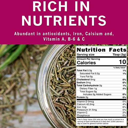 Spices Village Dried Rosemary Leaves [ 4 Oz ] – Cut & Sifted Natural Dried Rosemary Spice For Cooking And Tea, Pure Mediterranean Seasoning - Kosher, Gluten Free, Vegan, Non Gmo, Resealable Bulk Bag #TOP4