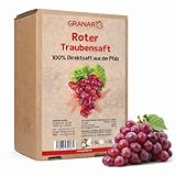 5 L Trauben Direktsaft rot aus der Pfalz, 100% roter Traubensaft, vegan und ohne...
