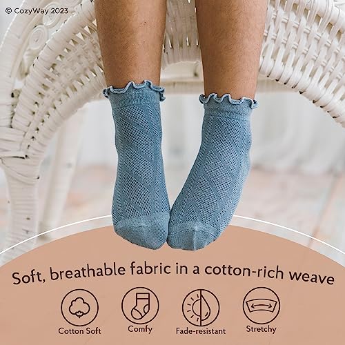 Non-Slip Ankle Socks with Grips for Babies and Toddlers