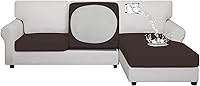 Vista 102 de Easy-Going Funda de cojín 100% impermeable para asiento de sofá, funda de cojín elástica de muebles, para niños, mascotas, cojín de sofá biplaza