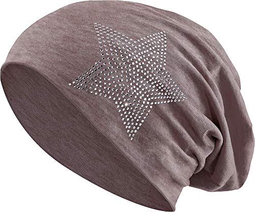 Jersey Baumwolle elastisches Long Slouch Beanie Unisex Herren Damen mit...