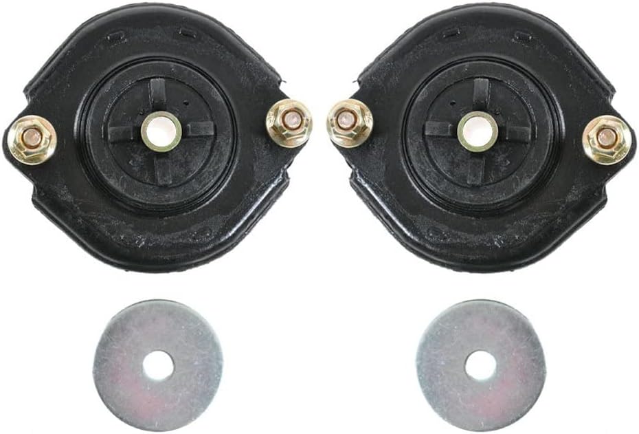 TRQ Rear Upper Strut Mount Set Compatible with 1995-1998 Toyota Paseo Tercel