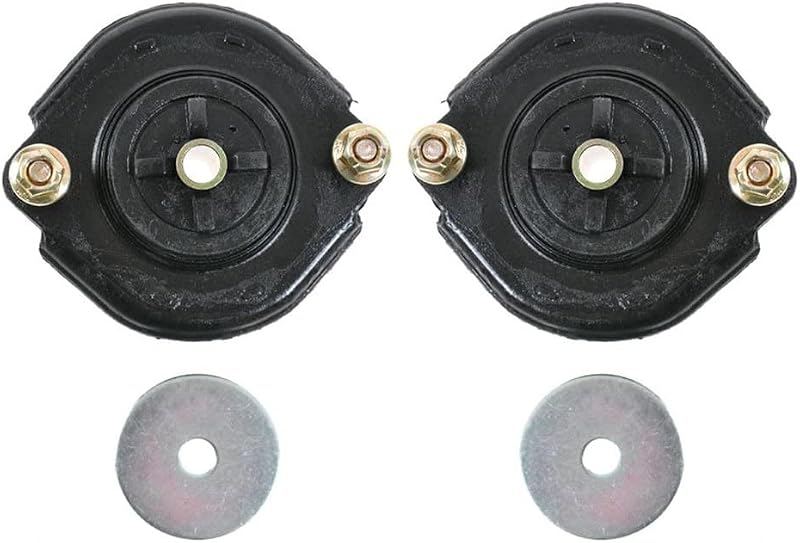Kit de suportes superiores traseiros do amortecedor TRQ para Toyota Paseo e Tercel 1995–1998 – 2 unidades