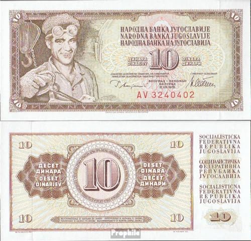 Prophila Collection Jugoslawien 10 Dinara Banknote