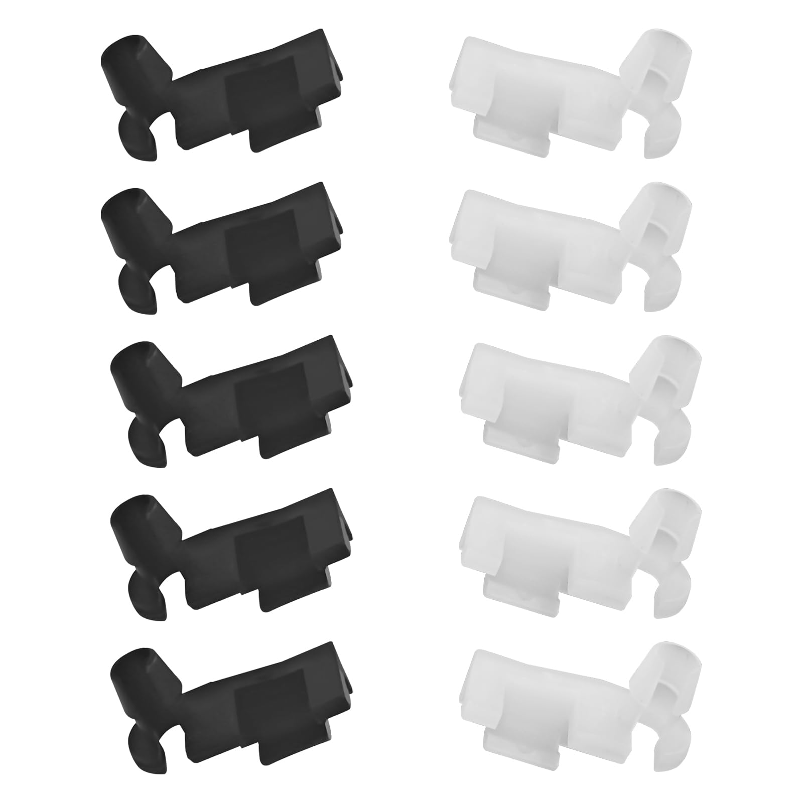 Door Lock Rod Clip, Door Handle Lock Rod Hood Latch Locking Push Clip Kit, Left & Right Tailgate Handle Lever End Retainer Clips Replace 4003672R 4003673L Car Accessories for Truck SUV(5 Set)