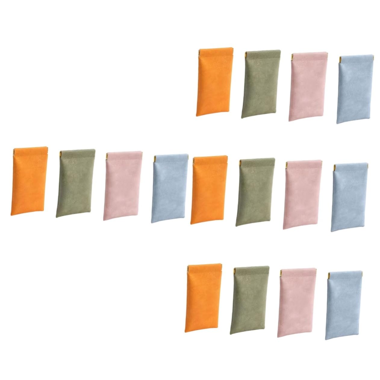 FOMIYES Weiche Sonnenbrillenetuis Reise Trendy Schutzhüllen Für Damen Transparenter Organizer Tragbarer Schutz Schlanke Hüllen Große Schlitzetuis Faltbare Brillentasche Mit Magnet