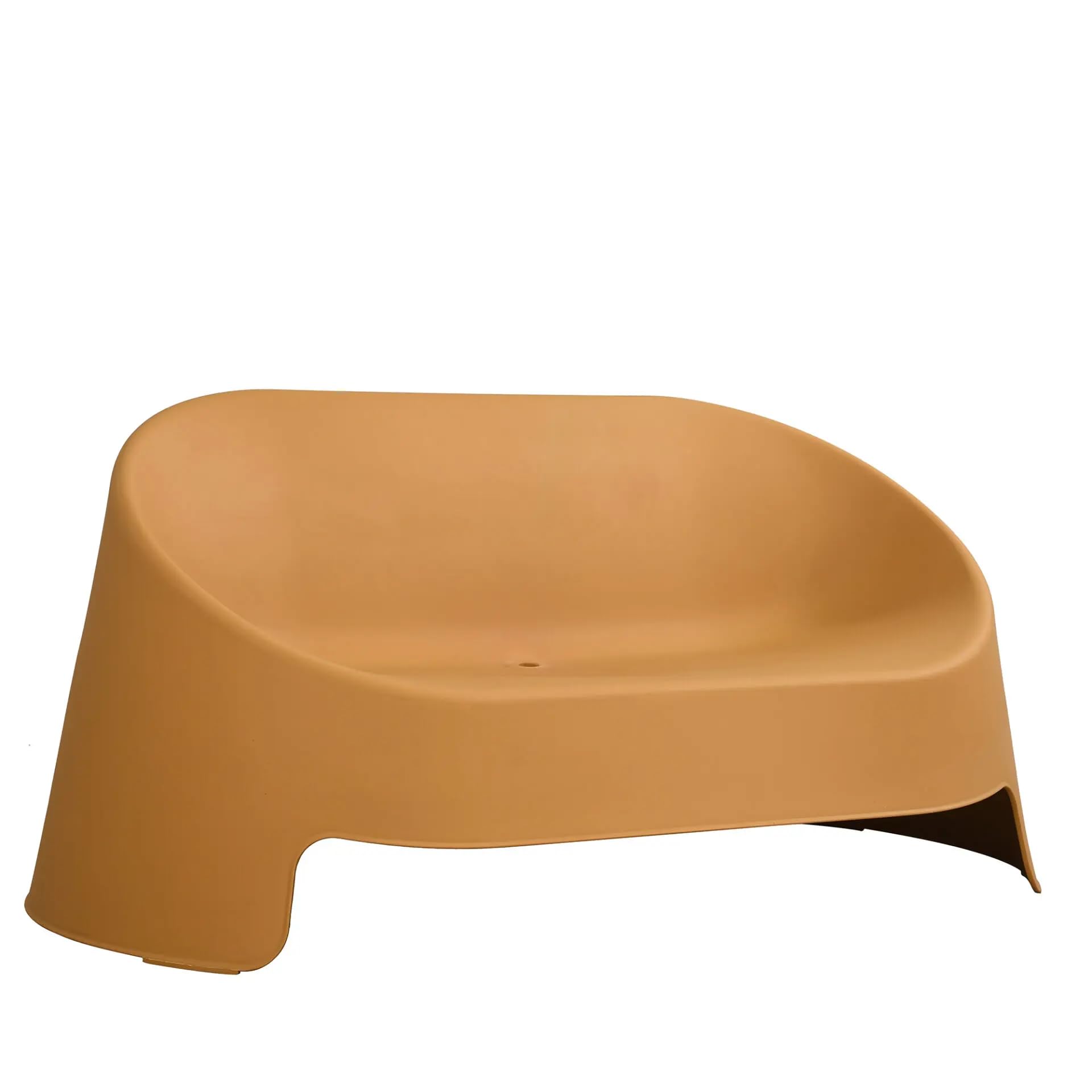 Cribel Corfù Set Da Giardino Esterno Ambra In Polipropilene, Salottino Moderno Con Divano Due Posti, Due Poltrone E Tavolino, Arredo Outdoor Per Terrazza Balcone E Spazi Aperti