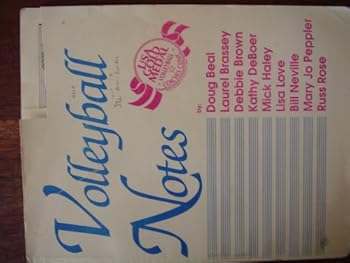 Paperback Volleyball Notes Book