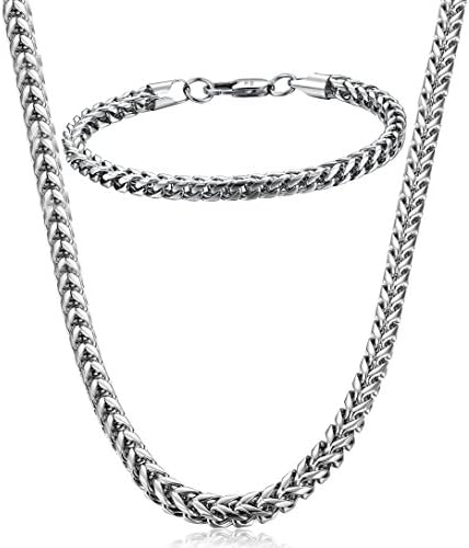 FIBO STEEL Stainless Steel Wheat Chain 